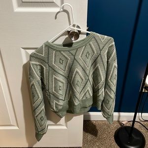 Pink Lily Cropped Sweater